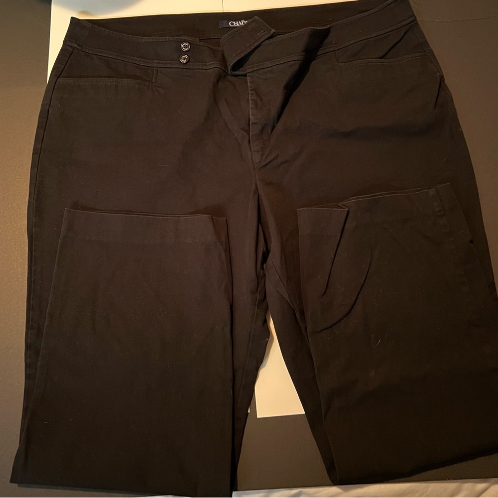 Chaps Black Dress Pants
